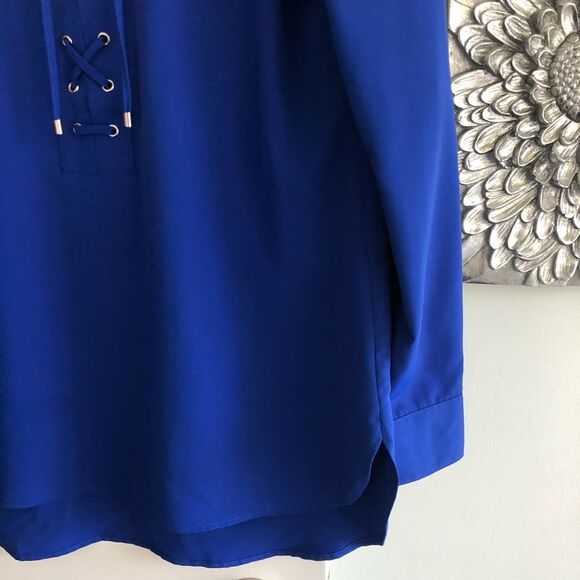 LAUREN RALPH LAUREN Lace Up Blouse - Picture 3 of 6